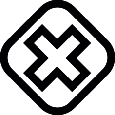 Cross Within A Diamond Stencil Svg Design File, Free Vectors File